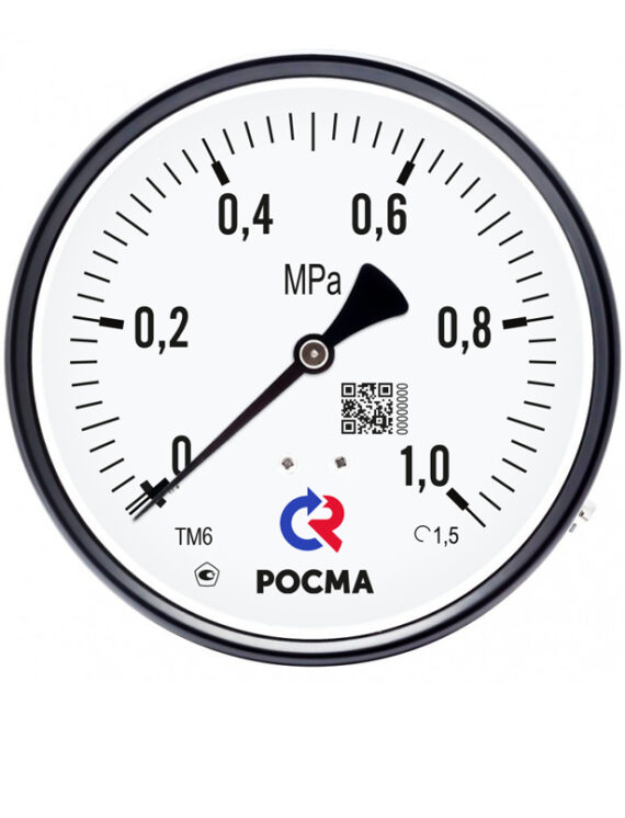 радиальное присоединение. 0-16MPa. Резьба M10x1. Класс точности 2