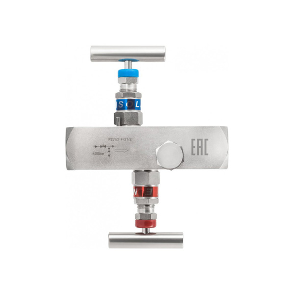 Краны и клапаны Двухвентильный игольчатый клапан SS-2R, FNPT1/2-MNPT1/2 (внутр.- наруж.), нерж., резьба дренажного клапана NPT1/4 Китай — изображение 6