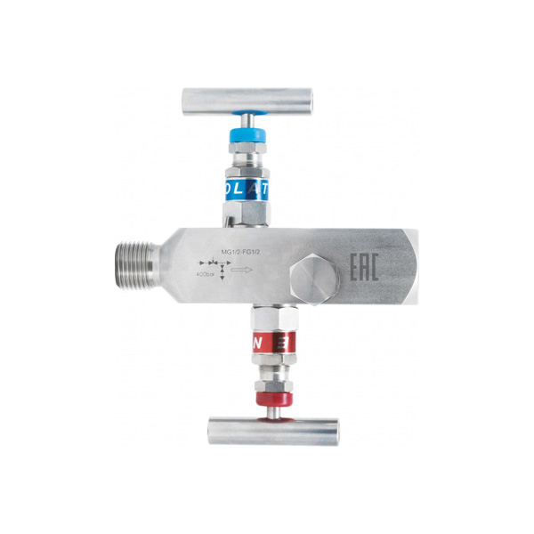 Краны и клапаны Двухвентильный игольчатый клапан SS-2R, SFG1/2-MG1/2 (внутр., накидная гайка - наруж.), нерж. Китай — изображение 8