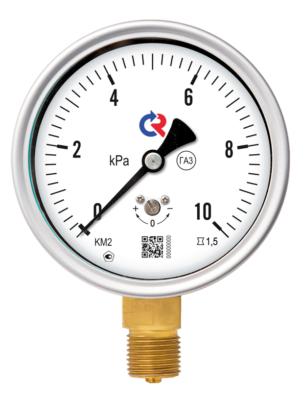 Манометр КМ-22Т(0-60kPa)G1/2.1,5 — изображение 4