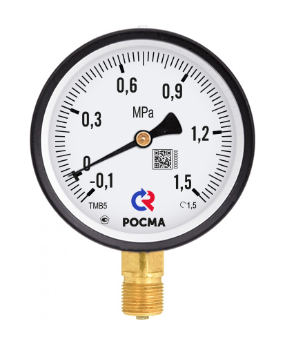Манометр ТМ-210Т.00(0-160кгс/см²)M12x1,5.2,5 — изображение 3
