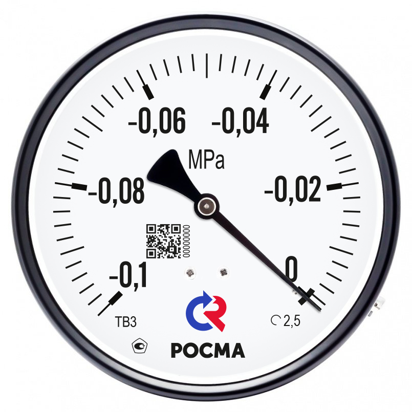 Манометр ТМВ-610Р.00(-1-1,5кгс/см²)M20x1,5.1,5.IP54 — изображение 5