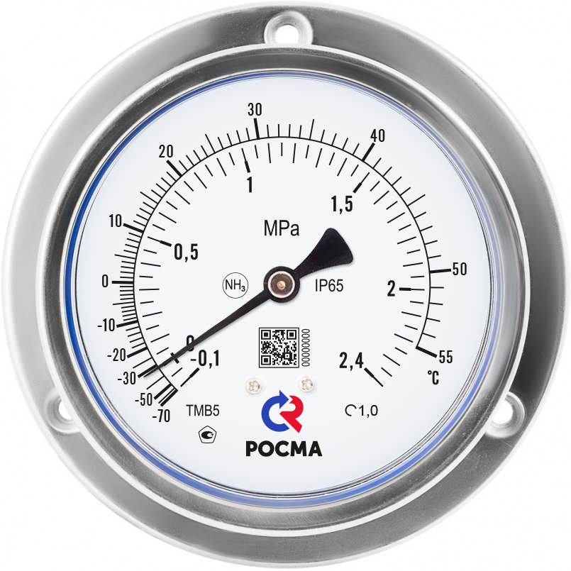 0.NH3.(Корпус 160мм) Манометры аммиачные коррозионностойкие